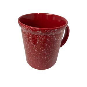 Designo Red Speckled Ceramic Coffee Mug  Read
